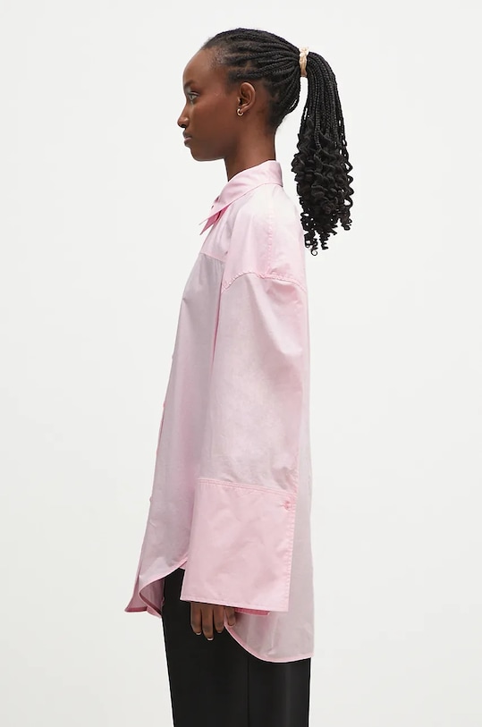 Bavlněná košile Rotate Oversized 1127141011 růžová AW24