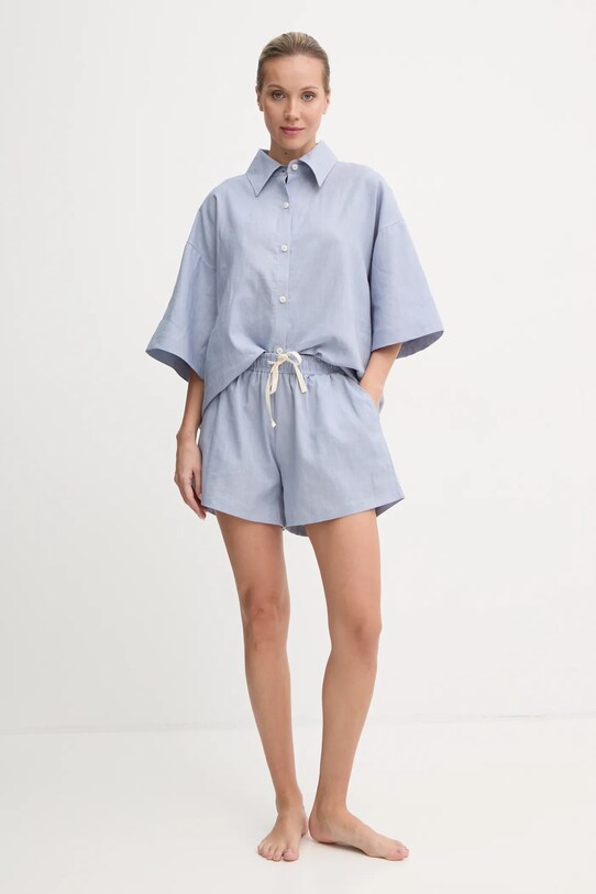 Сорочка з льону JOYINME Summer Break casual блакитний Koszula.Summer.Break