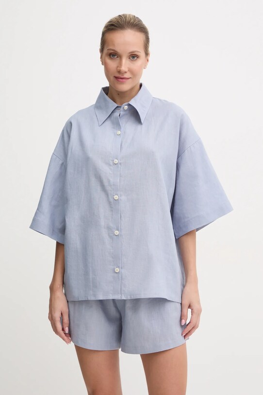 Сорочка з льону JOYINME Summer Break Koszula.Summer.Break блакитний AW24