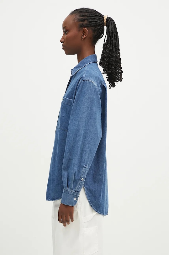 Lacoste denim shirt CF0036 blue AW24