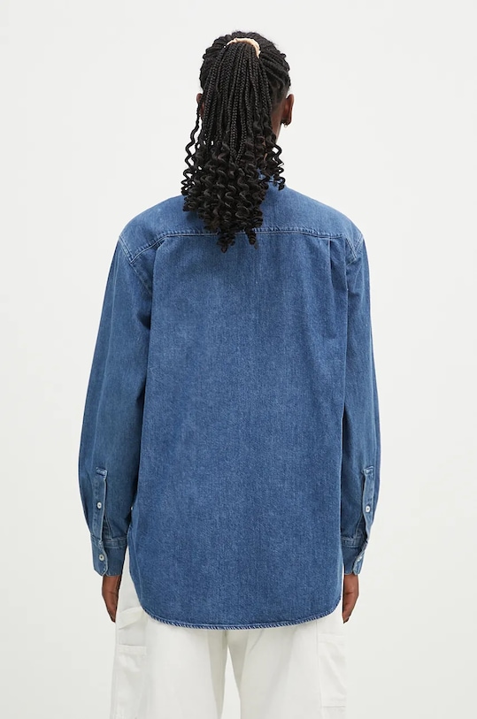 Clothing Lacoste denim shirt CF0036 blue