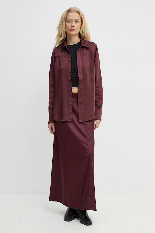 G-Star camicia D25265.D414 rosso AW24