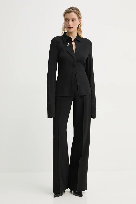 Košeľa Heliot Emil AW24.W.05.056.BLK01 čierna AW24