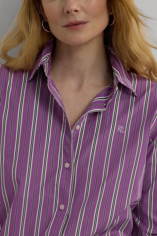 Îmbrăcăminte Lauren Ralph Lauren camasa din bumbac 200940255 violet