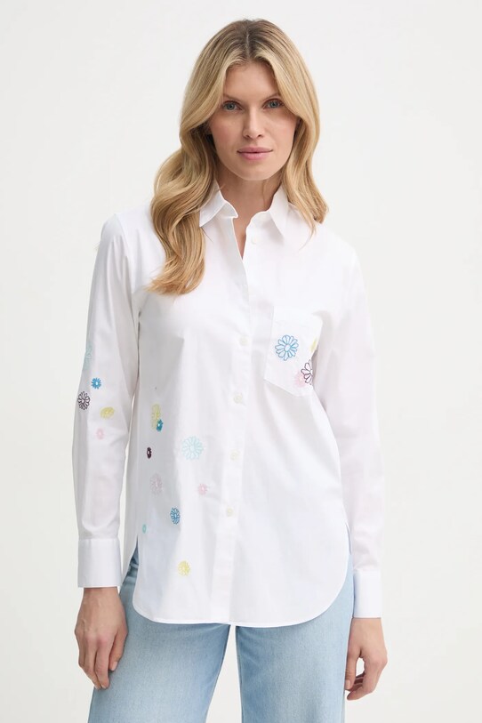 Рубашка PS Paul Smith длинный белый W2R.331B.P21598