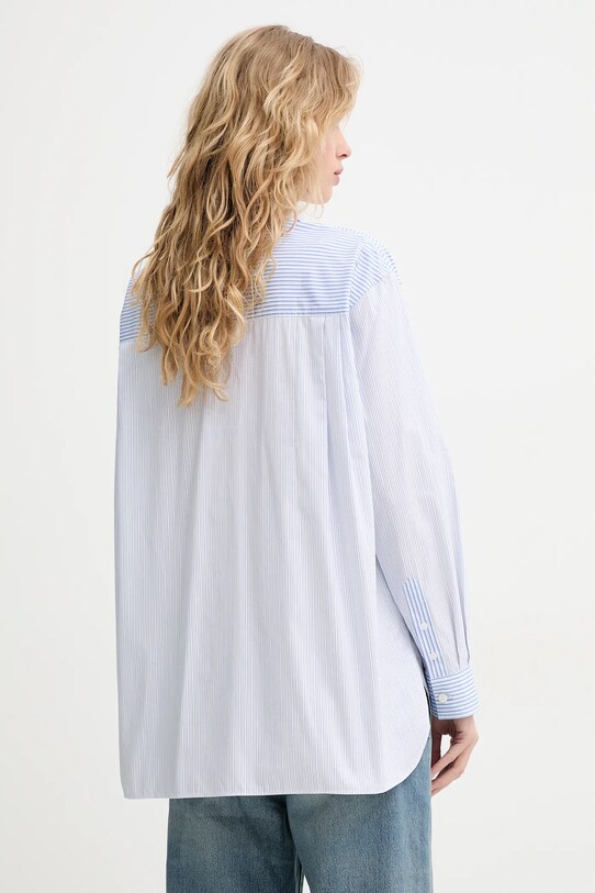 Ruházat PS Paul Smith pamut ing W2R.363B.P31099 kék