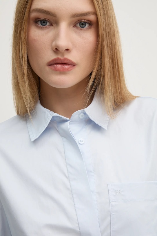 Pedro del Hierro koszula bawełniana 6638230 niebieski
