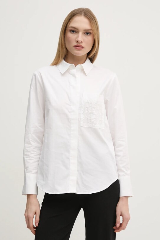 Бавовняна сорочка Pedro del Hierro casual білий 6638229