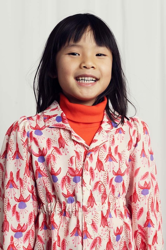 Detská košeľa Mini Rodini Fuchsia 2472010242