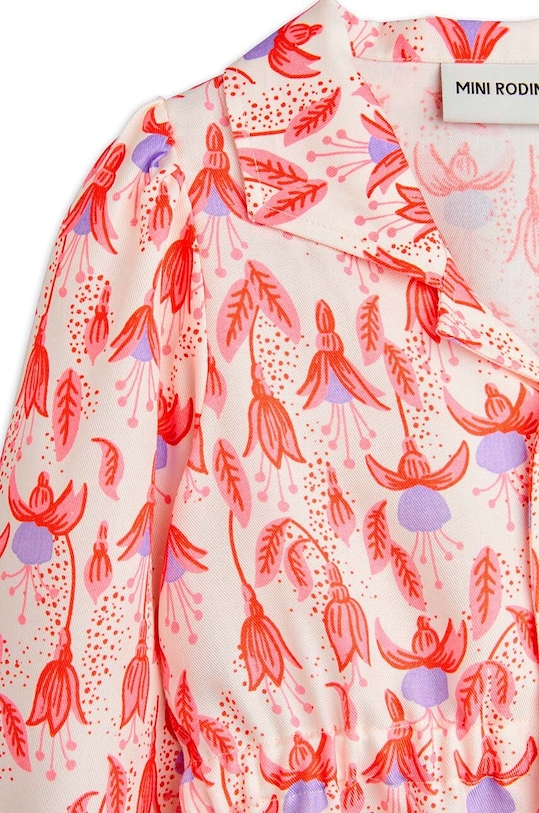 Detská košeľa Mini Rodini Fuchsia červená 2472010242