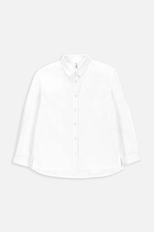 Детская хлопковая рубашка Coccodrillo casual белый WC4140101BSG