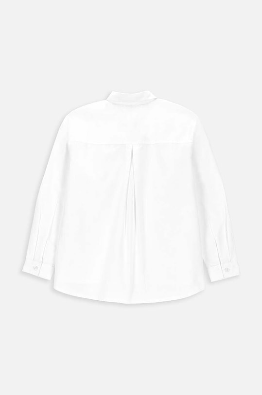 Детская хлопковая рубашка Coccodrillo WC4140101BSG белый AW24