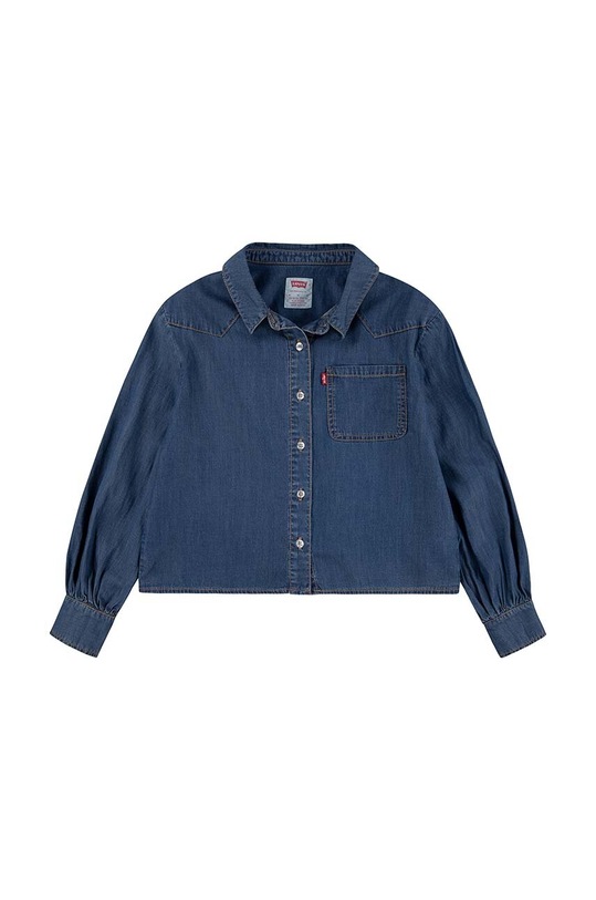 Košeľa Levi's L/S WESTERN DENIM SHIRT bavlna tmavomodrá 3EL063