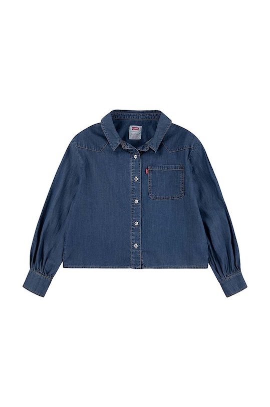 Košeľa Levi's L/S WESTERN DENIM SHIRT bavlna tmavomodrá 3EL063