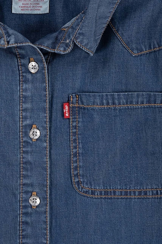 Dievča Košeľa Levi's L/S WESTERN DENIM SHIRT 3EL063 tmavomodrá