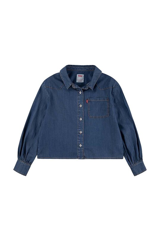 Детская джинсовая рубашка Levi's L/S WESTERN DENIM SHIRT casual голубой 4EL063