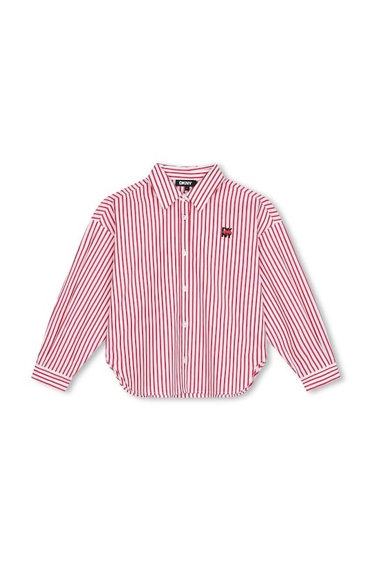 Dkny camasa de bumbac pentru copii D62071.126.150 rosu AW24