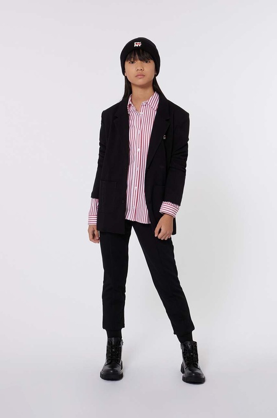 Dkny camasa de bumbac pentru copii rosu D62071.126.150