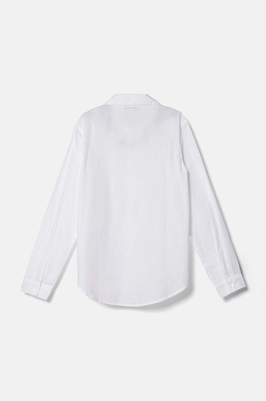Dětská bavlněná košile United Colors of Benetton 5X9ZCQ03A.G.Seasonal bílá AW24