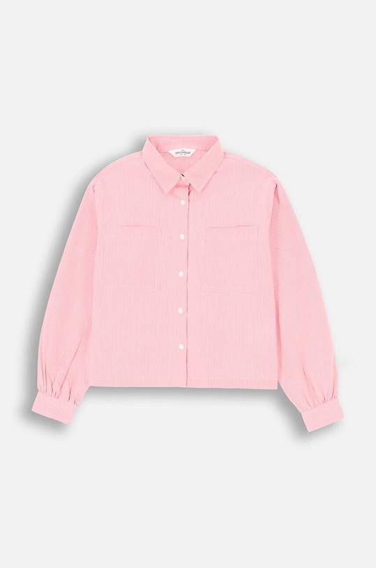 Детска риза Coccodrillo ZC4140101CGJ розов AW24
