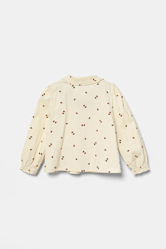 United Colors of Benetton koszula sztruksowa dziecięca 50CYGQ02A.P.Seasonal beżowy AW24