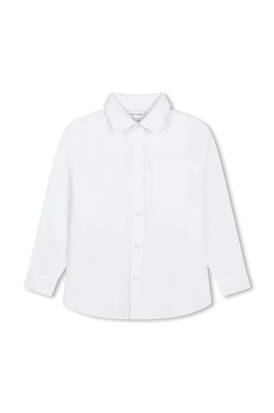 Marc Jacobs camasa de bumbac pentru copii lung alb W60254.156