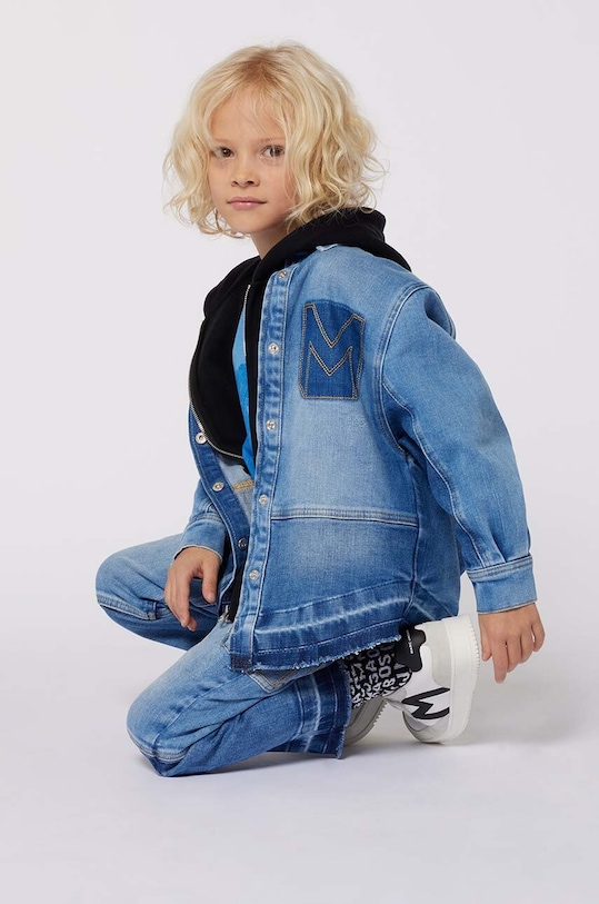 Дитяча джинсова сорочка Marc Jacobs довгий блакитний W60279.114.150