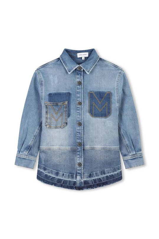 Marc Jacobs camasa din denim pentru copii W60279.114.150 albastru AW24