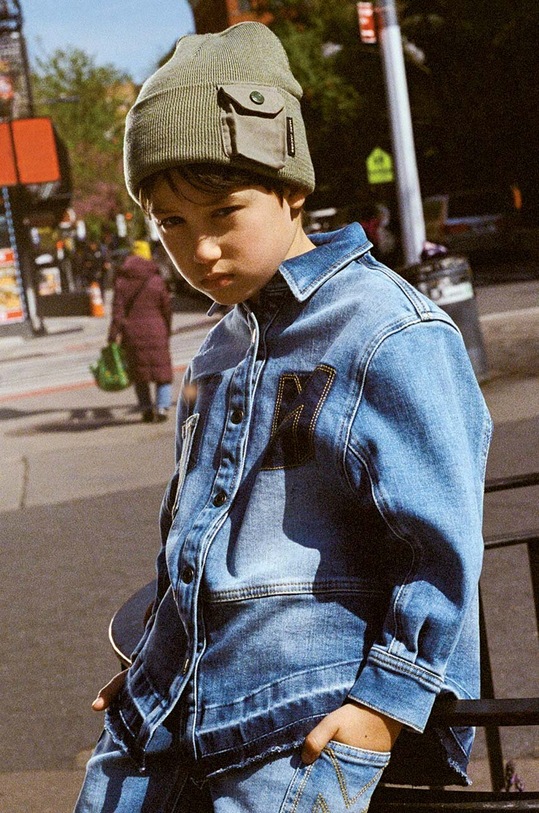 Дитяча джинсова сорочка Marc Jacobs W60279.114.150 блакитний