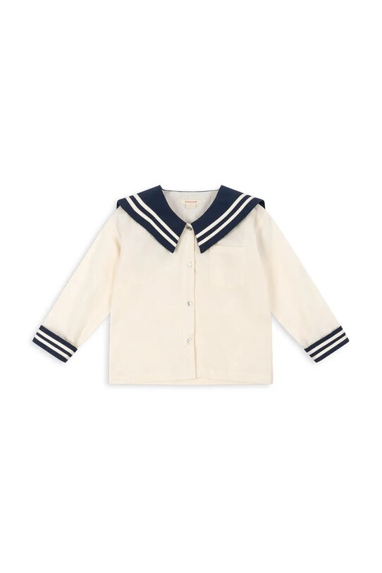 Konges Sløjd koszula bawełniana dziecięca SAILOR SHIRT GOTS KS102095 granatowy AW24