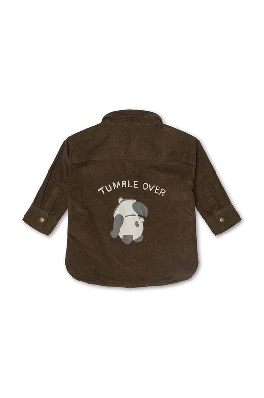 Băieți That's mine cămașă de bumbac pentru copii Frode shirt 117161 maro