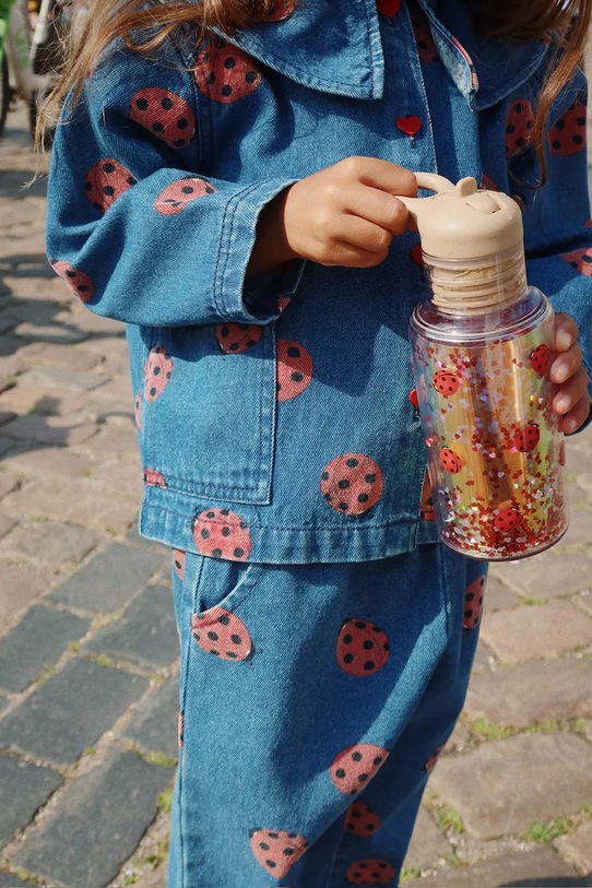 Konges Sløjd camasa de bumbac pentru copii MAGOT LADYBUG DENIM SHIRT GOTS KS102215