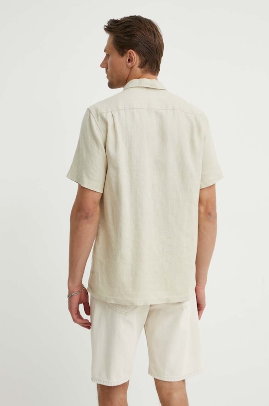 Льняная рубашка Samsoe Samsoe SAAVAN бежевый M24100052