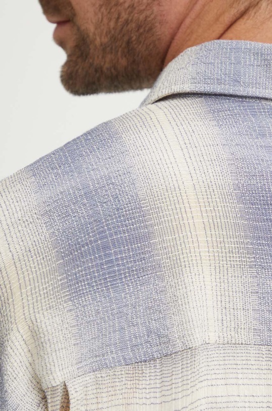 Košeľa Samsoe Samsoe SALUAN M24200066 modrá AW24