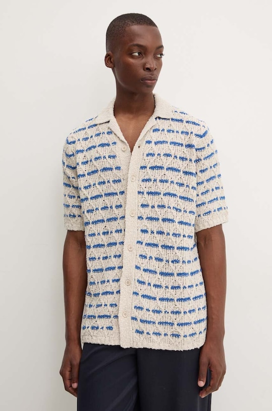 Samsoe Samsoe koszula SARAVI regular szary M24200021