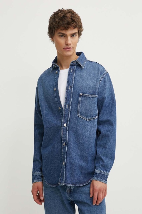 Samsoe Samsoe camasa jeans SADAMON albastru M24200010