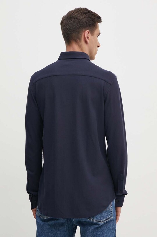 Odzież Calvin Klein koszula bawełniana K10K113311 granatowy