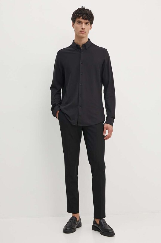 Calvin Klein camasa din bumbac K10K113311 negru AW24