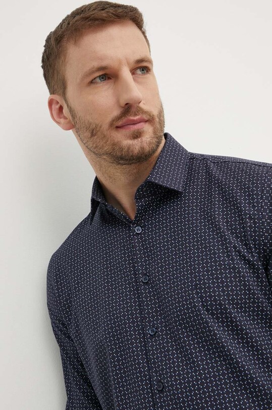 Calvin Klein koszula granatowy K10K113178