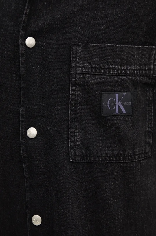Calvin Klein Jeans camasa jeans J30J325773 negru