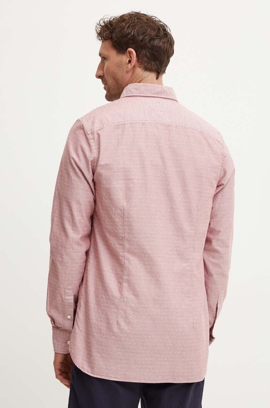 Bavlnená košeľa Tommy Hilfiger ružová MW0MW35769