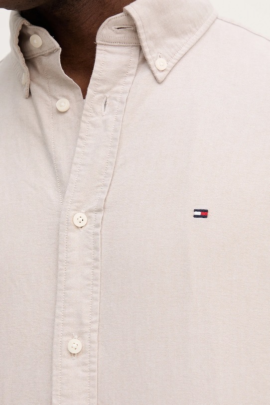 Pamučna košulja Tommy Hilfiger MW0MW35774 bež