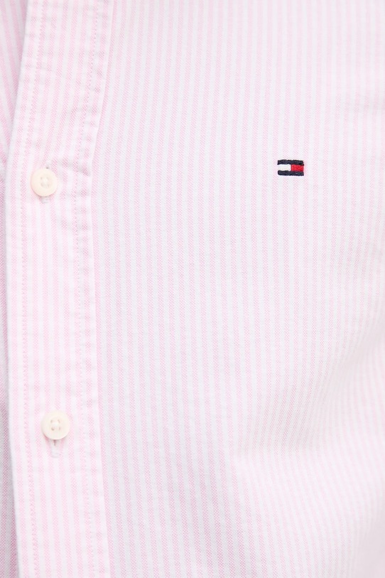 Памучна риза Tommy Hilfiger MW0MW36238 розов