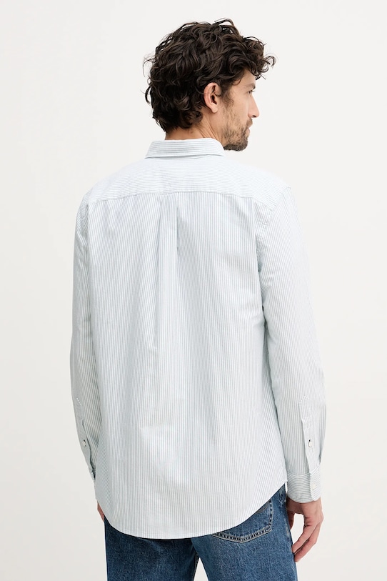 Odzież Tommy Hilfiger koszula bawełniana MW0MW36238 niebieski