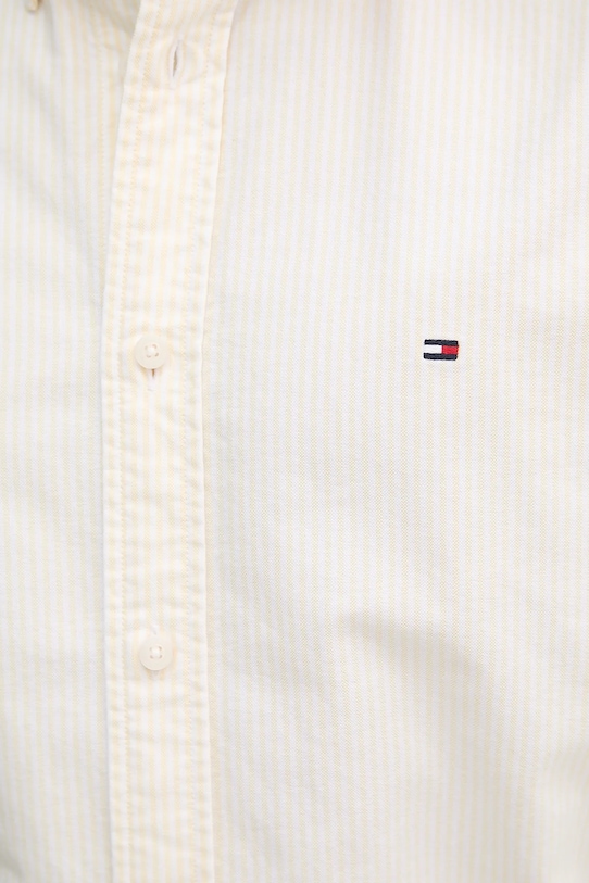 Bombažna srajca Tommy Hilfiger MW0MW36238 rumena