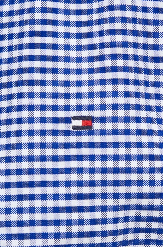 Tommy Hilfiger camasa din bumbac MW0MW36395 albastru AW24