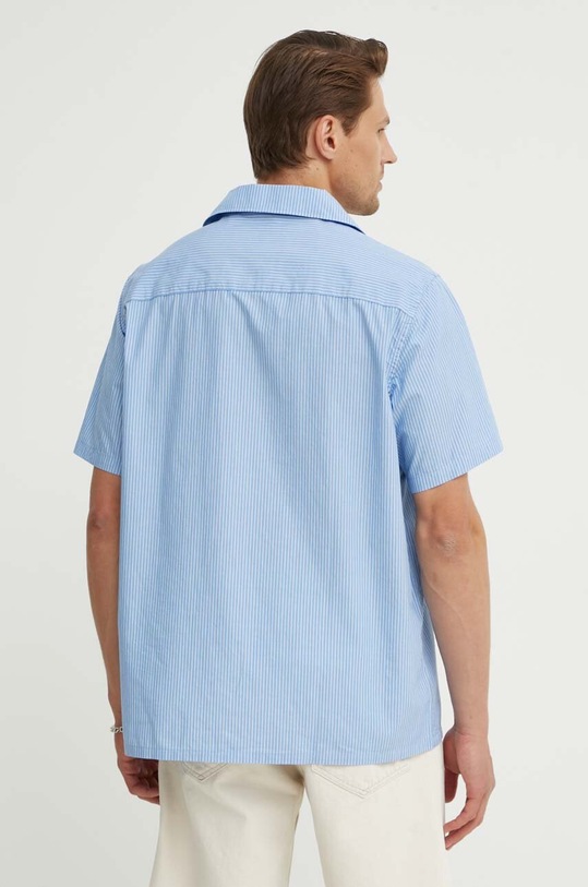 Хлопковая рубашка Les Deux голубой LDM401091