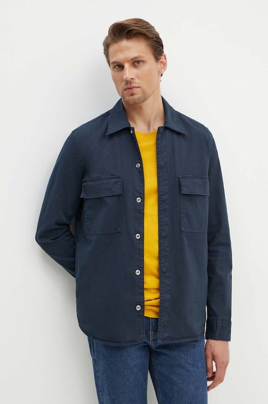 Marc O'Polo camasa lung bleumarin 426010874104
