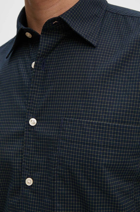 Bavlněná košile Marc O'Polo 426735442090 námořnická modř AW24