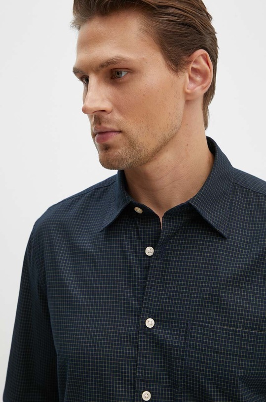 Marc O'Polo koszula bawełniana 426735442090 granatowy